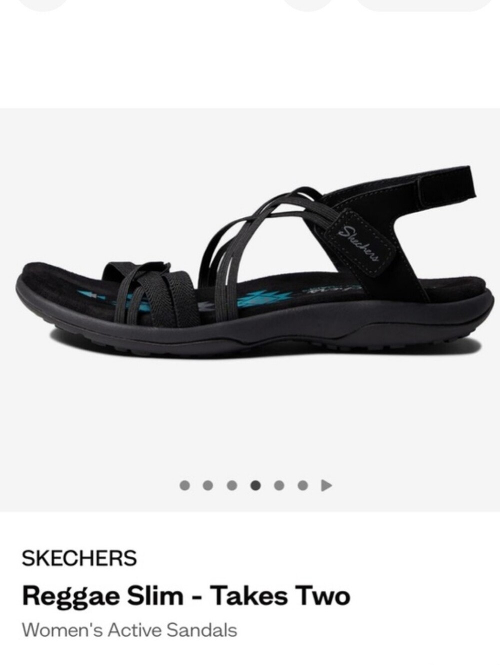 Skechers Reggae Slim-Takes Two Memory Foam Sandal, 9, NWOT